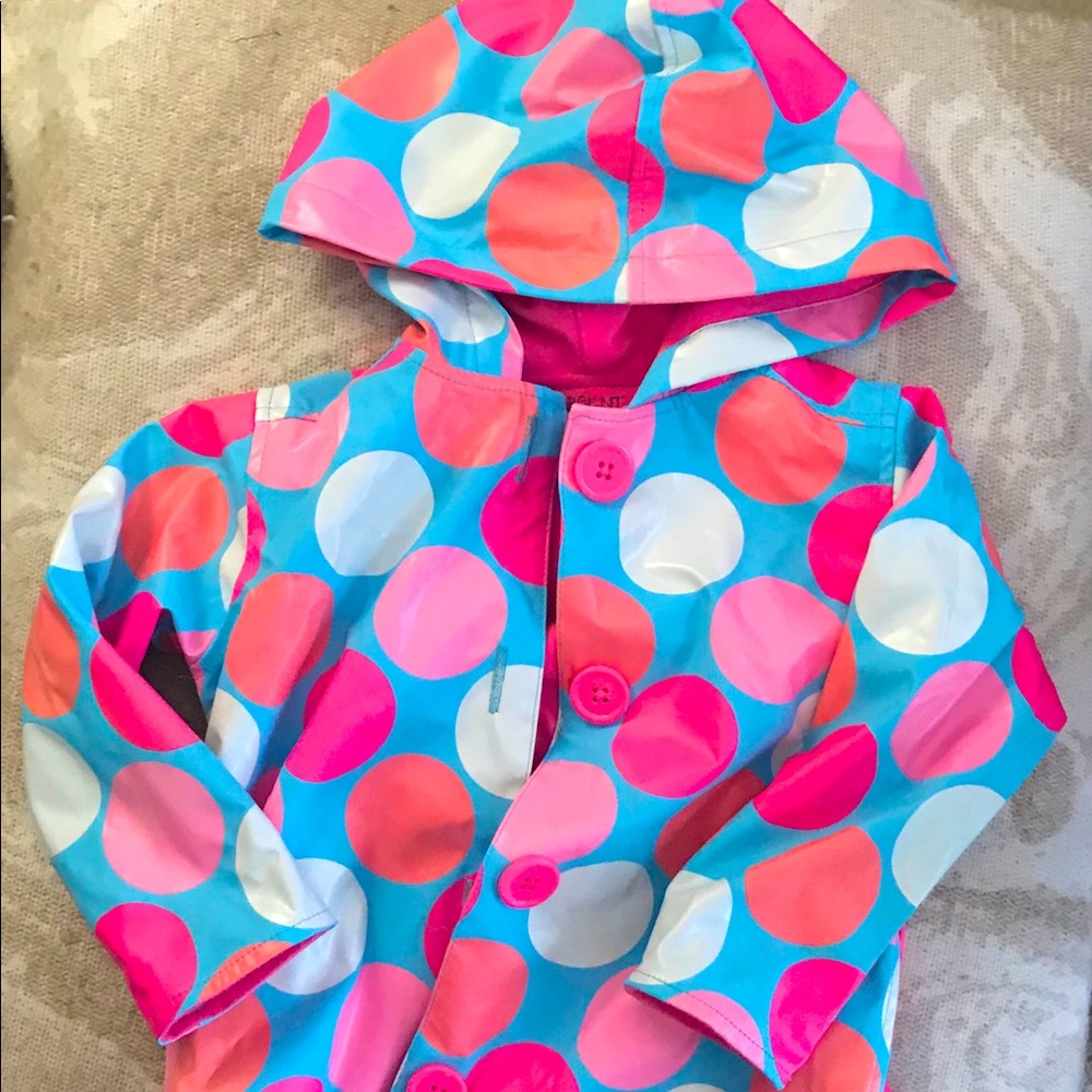 💐 Hartstrings Toddler Polka Dot Raincoat